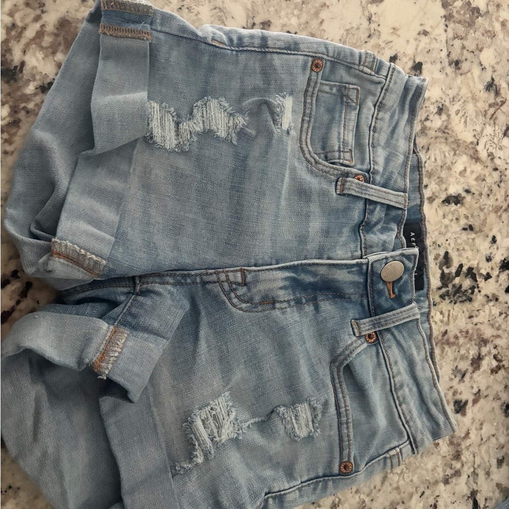 Aeropostale Blue Distressed Jeans